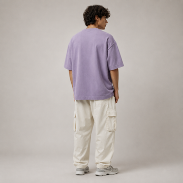 RENDER Lavender Oversized Drop Shoulder T-Shirt