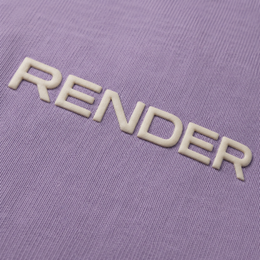 RENDER Lavender Oversized Drop Shoulder T-Shirt