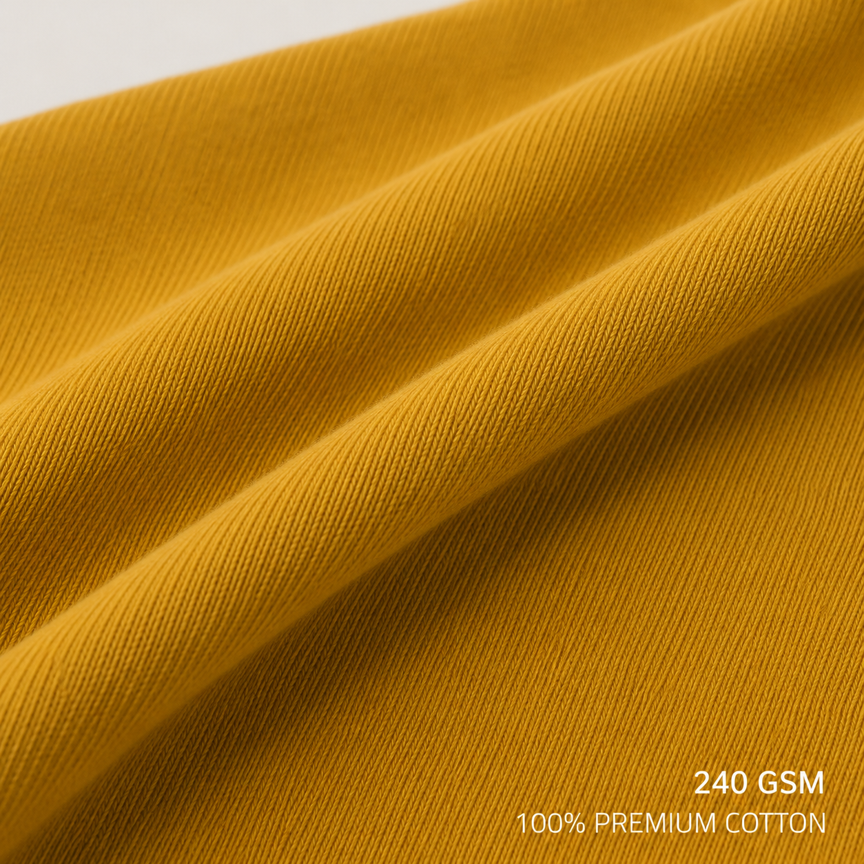 RENDER Mustard Oversized Drop Shoulder T-Shirt