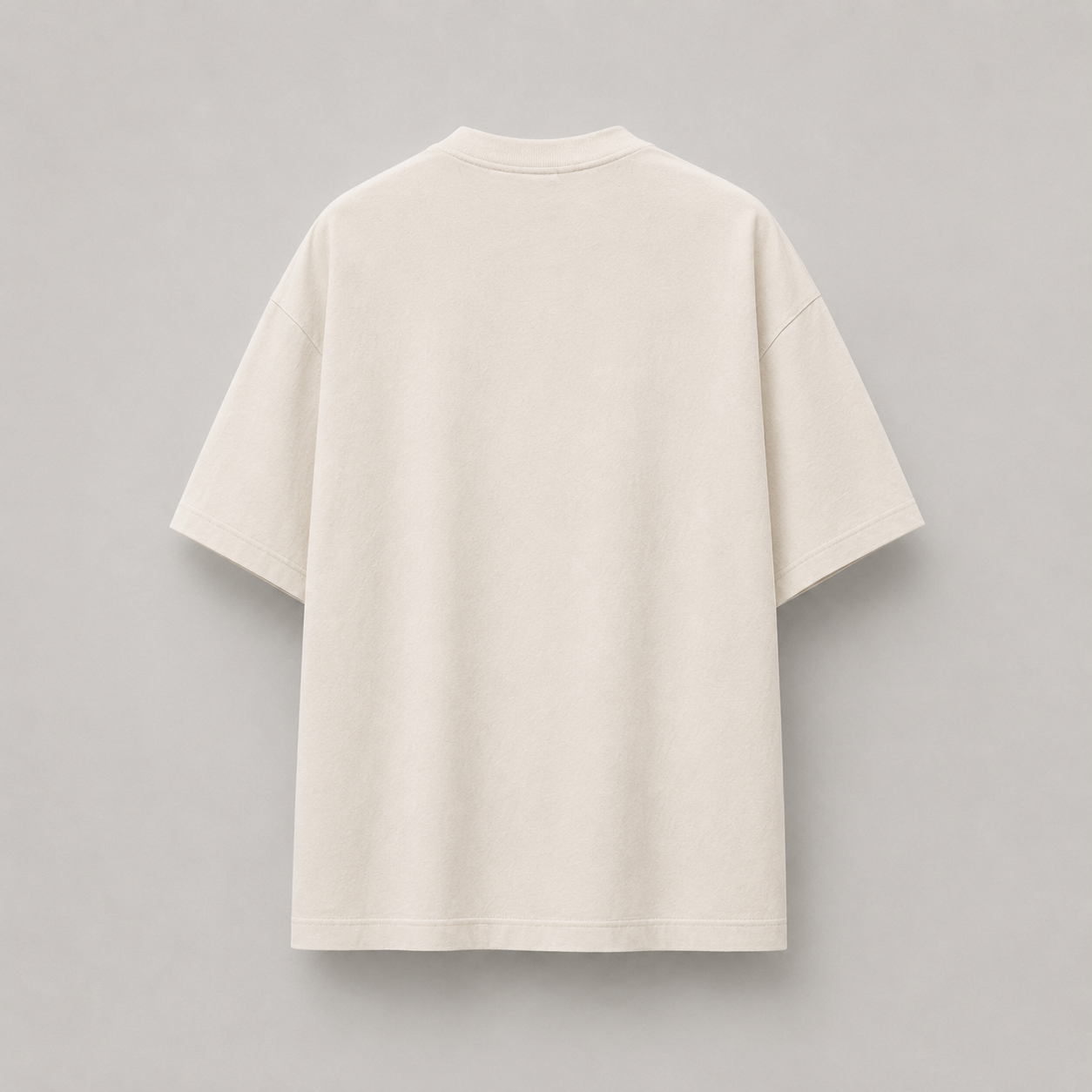 RENDER Ivory Oversized Drop Shoulder T-Shirt
