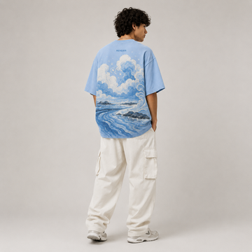 RENDER Phoenix Form Oversized T-Shirt – Red