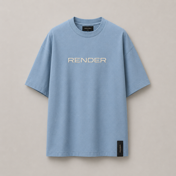 RENDER Skyline Blue Oversized T-Shirt