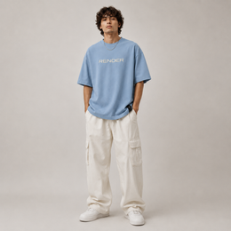 RENDER Skyline Blue Oversized T-Shirt