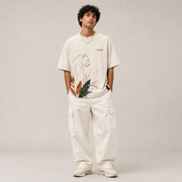 RENDER Wild Origin Oversized Tee – Ivory
