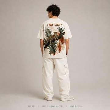 RENDER Wild Origin Oversized Tee – Ivory