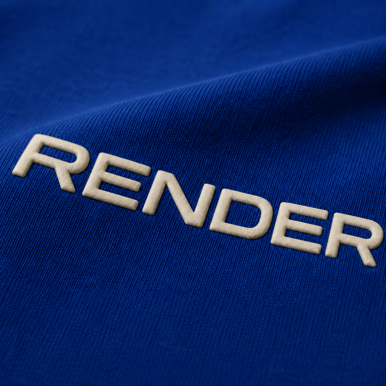 RENDER Royal Blue Heavyweight Oversized T-Shirt