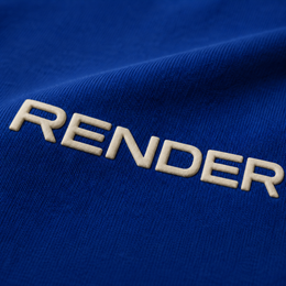RENDER Royal Blue Heavyweight Oversized T-Shirt
