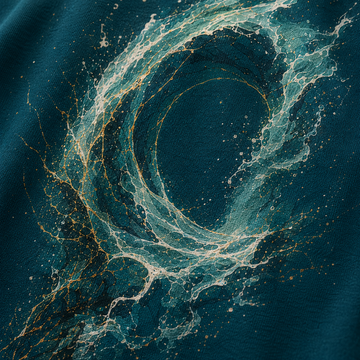 RENDER Aqua Vortex Oversized Tee