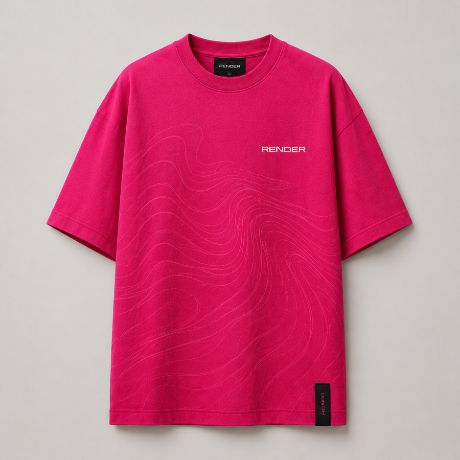 RENDER Midnight Panther Oversized T-Shirt – Magenta