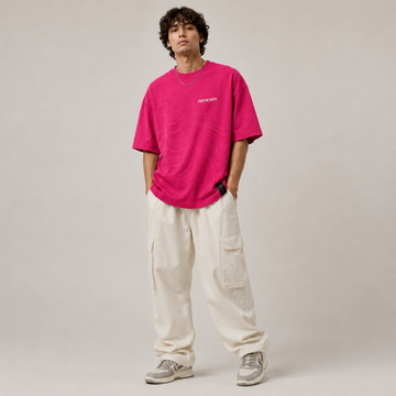 RENDER Midnight Panther Oversized T-Shirt – Magenta