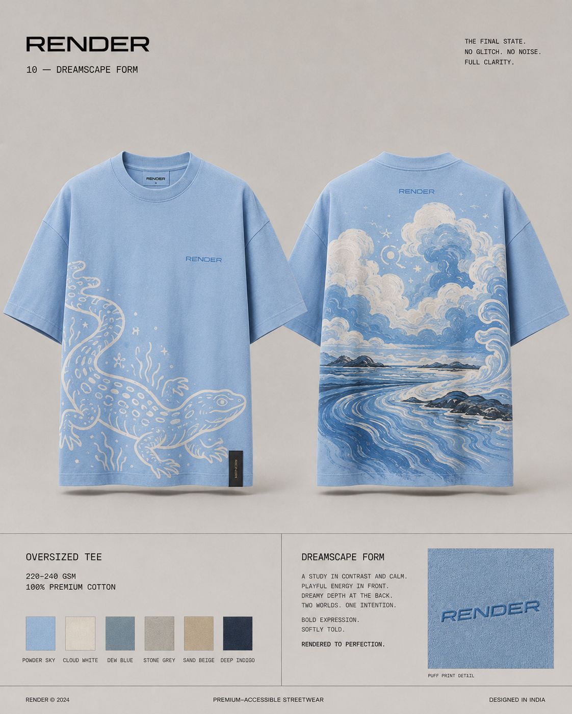 Dreamscape Form Powder Sky