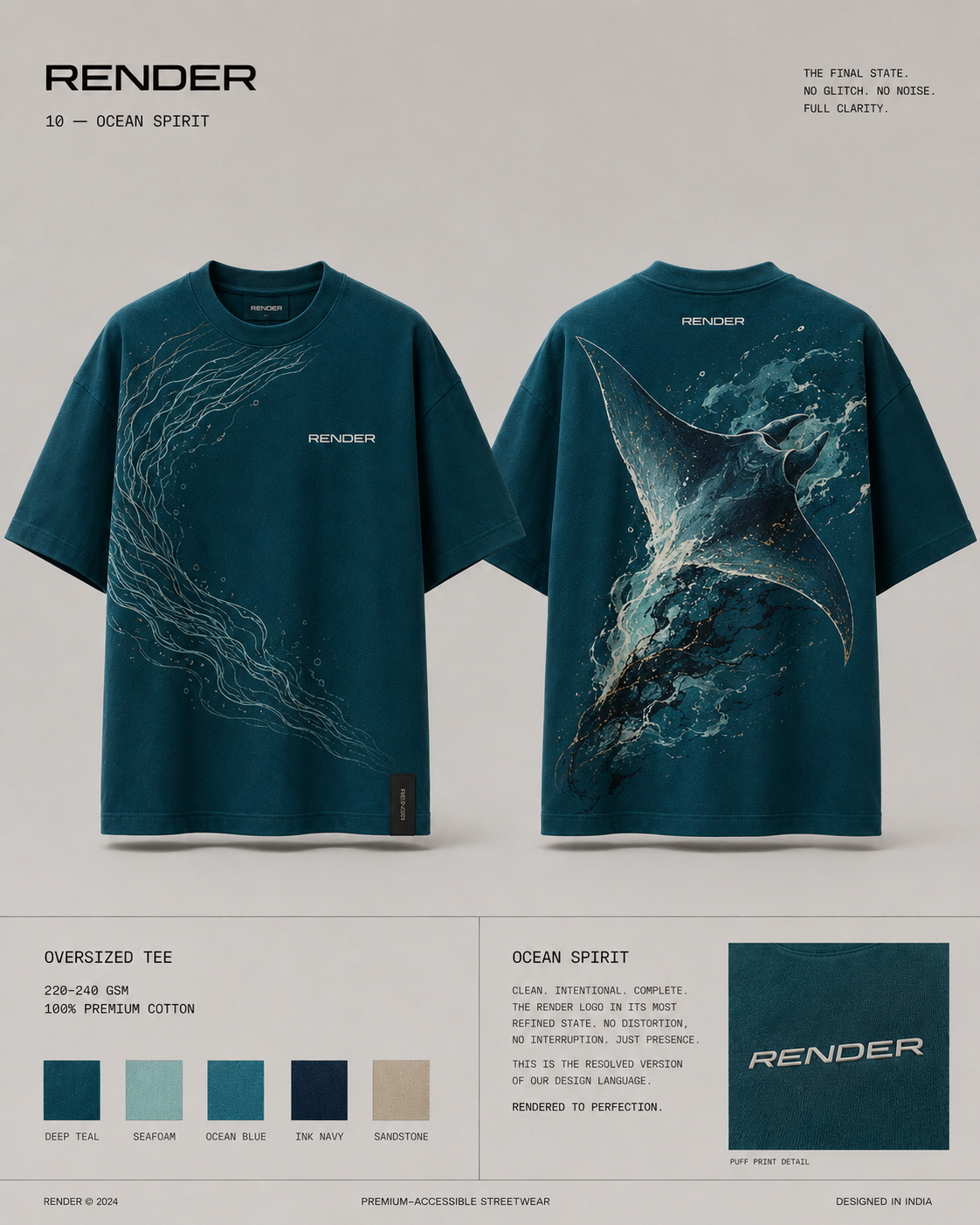 Ocean Spirit Deep Teal